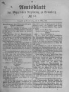 Amtsblatt der K&ouml;niglichen Preussischen Regierung zu Bromberg. 1890.03.21 No.12