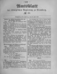 Amtsblatt der K&ouml;niglichen Preussischen Regierung zu Bromberg. 1890.06.20 No.25