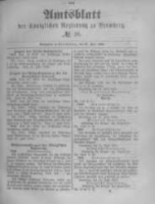 Amtsblatt der K&ouml;niglichen Preussischen Regierung zu Bromberg. 1890.06.27 No.26