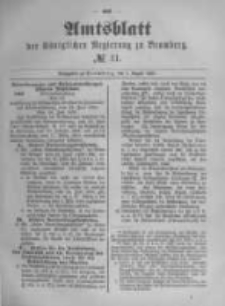 Amtsblatt der Königlichen Preussischen Regierung zu Bromberg. 1890.08.01 No.31