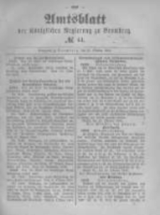 Amtsblatt der Königlichen Preussischen Regierung zu Bromberg. 1890.10.31 No.44