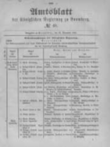 Amtsblatt der Königlichen Preussischen Regierung zu Bromberg. 1890.11.28 No.48