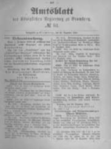 Amtsblatt der Königlichen Preussischen Regierung zu Bromberg. 1890.12.26 No.52