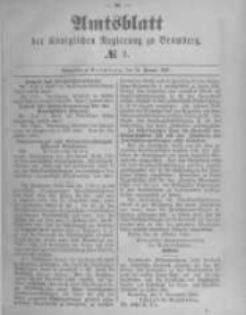 Amtsblatt der K&ouml;niglichen Preussischen Regierung zu Bromberg. 1891.01.15 No.3