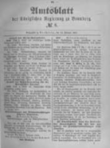 Amtsblatt der Königlichen Preussischen Regierung zu Bromberg. 1891.02.19 No.8