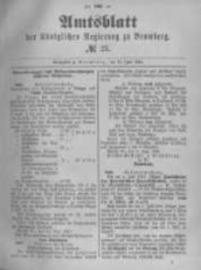 Amtsblatt der Königlichen Preussischen Regierung zu Bromberg. 1891.06.18 No.25