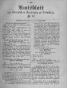 Amtsblatt der K&ouml;niglichen Preussischen Regierung zu Bromberg. 1891.08.06 No.32