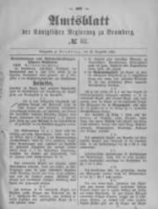 Amtsblatt der K&ouml;niglichen Preussischen Regierung zu Bromberg. 1891.12.24 No.52