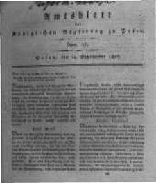 Amtsblatt der K&ouml;niglichen Regierung zu Posen. 1816.09.24 Nro.17