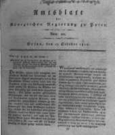 Amtsblatt der K&ouml;niglichen Regierung zu Posen. 1816.10.15 Nro.20