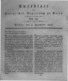Amtsblatt der K&ouml;niglichen Regierung zu Posen. 1816.12.03 Nro.27