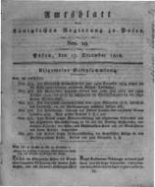 Amtsblatt der K&ouml;niglichen Regierung zu Posen. 1816.12.17 Nro.29