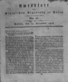 Amtsblatt der Königlichen Regierung zu Posen. 1816.12.24 Nro.30