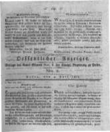 Oeffentlicher Anzeiger. 1816.07.09 Nro.2