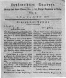 Oeffentlicher Anzeiger. 1816.07.16 Nro.3