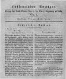 Oeffentlicher Anzeiger. 1816.07.30 Nro.5