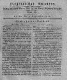 Oeffentlicher Anzeiger. 1816.09.03 Nro.10