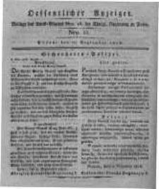 Oeffentlicher Anzeiger. 1816.09.17 Nro.12