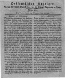 Oeffentlicher Anzeiger. 1816.11.19 Nro.21
