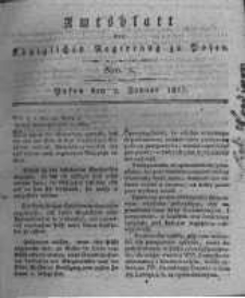Amtsblatt der K&ouml;niglichen Regierung zu Posen. 1817.01.07 Nro.1