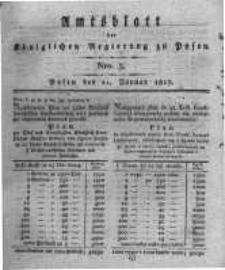 Amtsblatt der K&ouml;niglichen Regierung zu Posen. 1817.01.21 Nro.3