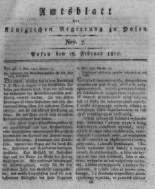 Amtsblatt der K&ouml;niglichen Regierung zu Posen. 1817.02.18 Nro.7