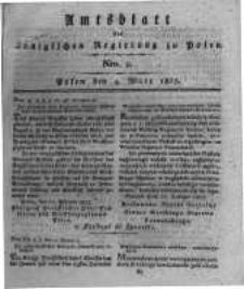 Amtsblatt der K&ouml;niglichen Regierung zu Posen. 1817.03.04 Nro.9