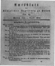 Amtsblatt der K&ouml;niglichen Regierung zu Posen. 1817.04.01 Nro.13