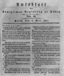 Amtsblatt der Königlichen Regierung zu Posen. 1817.05.06 Nro.18