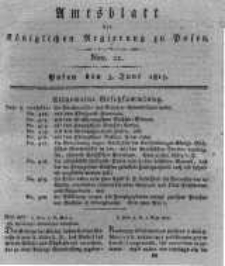Amtsblatt der Königlichen Regierung zu Posen. 1817.06.03 Nro.22