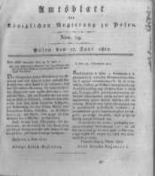 Amtsblatt der K&ouml;niglichen Regierung zu Posen. 1817.06.17 Nro.24