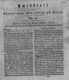 Amtsblatt der K&ouml;niglichen Regierung zu Posen. 1817.09.16 Nro.37