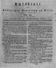 Amtsblatt der K&ouml;niglichen Regierung zu Posen. 1817.09.23 Nro.38