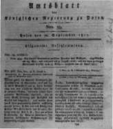 Amtsblatt der K&ouml;niglichen Regierung zu Posen. 1817.09.30 Nro.39
