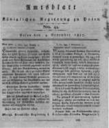 Amtsblatt der K&ouml;niglichen Regierung zu Posen. 1817.11.04 Nro.44