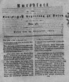Amtsblatt der K&ouml;niglichen Regierung zu Posen. 1817.11.18 Nro.46
