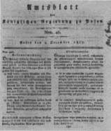 Amtsblatt der K&ouml;niglichen Regierung zu Posen. 1817.12.02 Nro.48