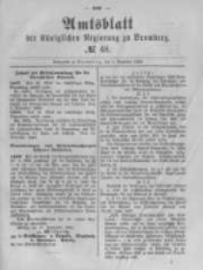 Amtsblatt der K&ouml;niglichen Preussischen Regierung zu Bromberg. 1882.12.01 No.48