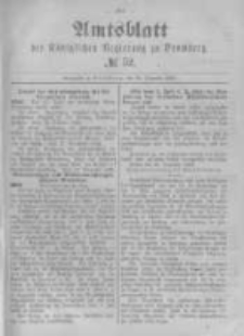 Amtsblatt der Königlichen Preussischen Regierung zu Bromberg. 1882.12.29 No.52