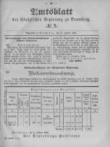 Amtsblatt der K&ouml;niglichen Preussischen Regierung zu Bromberg. 1895.01.10 No.2