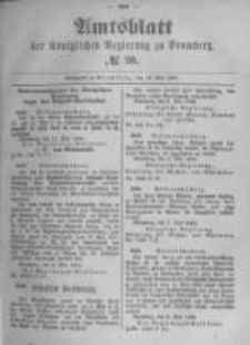 Amtsblatt der K&ouml;niglichen Preussischen Regierung zu Bromberg. 1895.05.16 No.20