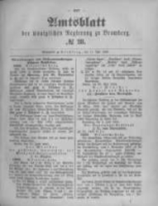 Amtsblatt der K&ouml;niglichen Preussischen Regierung zu Bromberg. 1895.07.11 No.28