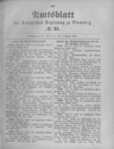 Amtsblatt der K&ouml;niglichen Preussischen Regierung zu Bromberg. 1895.08.08 No.32