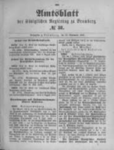 Amtsblatt der K&ouml;niglichen Preussischen Regierung zu Bromberg. 1895.09.19 No.38