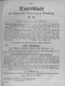 Amtsblatt der Königlichen Preussischen Regierung zu Bromberg. 1895.10.31 No.44