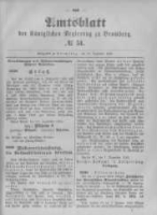 Amtsblatt der K&ouml;niglichen Preussischen Regierung zu Bromberg. 1895.12.19 No.51