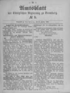 Amtsblatt der K&ouml;niglichen Preussischen Regierung zu Bromberg. 1892.01.21 No.3