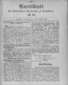 Amtsblatt der Königlichen Preussischen Regierung zu Bromberg. 1892.12.29 No.52