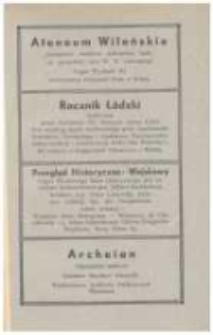 Okładka R. VIII z. 1 1932