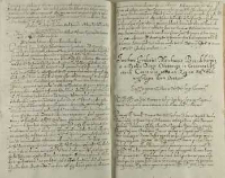 Joachimi Friderici marchionis Brandenburgensis et in Prussia ducis oratorum in conventu generali Cracouiensi 1603 ad Regiam Mttem [Sigismundum III] ordinesque Regni dicta oratio. [Podp.:] Weligo Reimar Gans liber baro MP, Adamus a Schlieben MP, Christophorus Derendorff MP, Joachimus Huebner